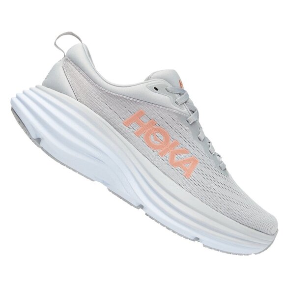 HOKA Bondi 8 Running Shoes Women’s 9 Harbor Mist Lunar Rock Plush Cushioning New - Picture 10 of 16